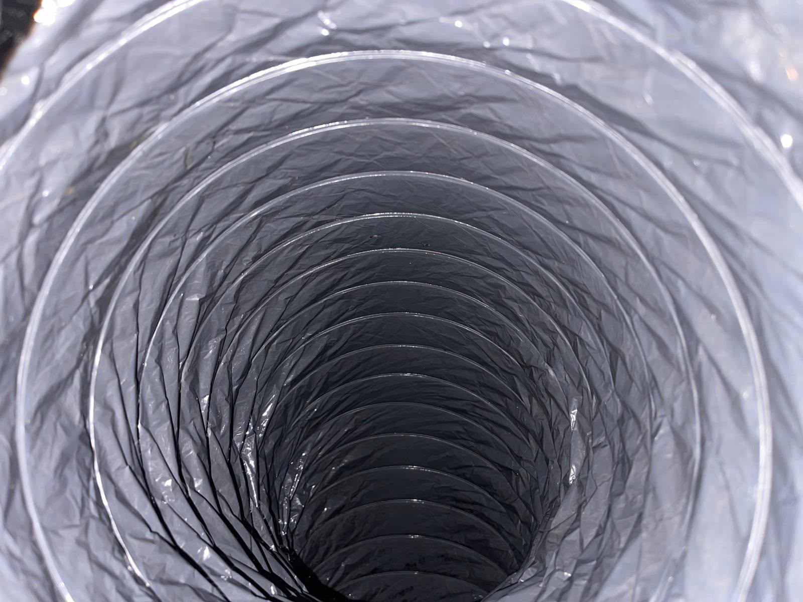 Freshly cleaned residential air duct after professional cleaning in Bellaire, TX
